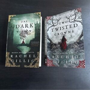 One Dark Window and Two Twisted Crowns Books by Rachel Gillis